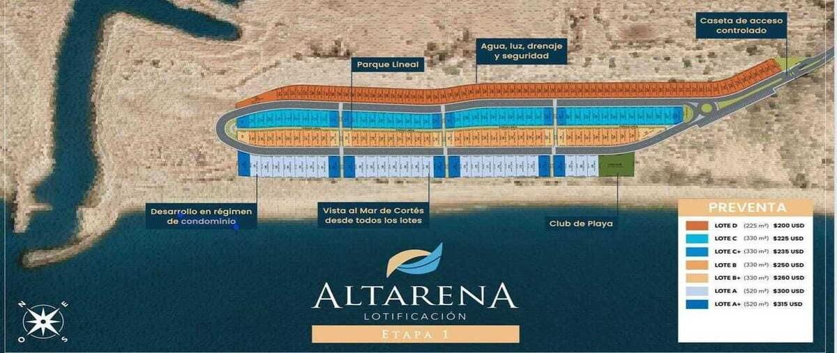 Foto de terreno habitacional en venta en 1 , bahía de kino centro, hermosillo, sonora, 0 No. 01