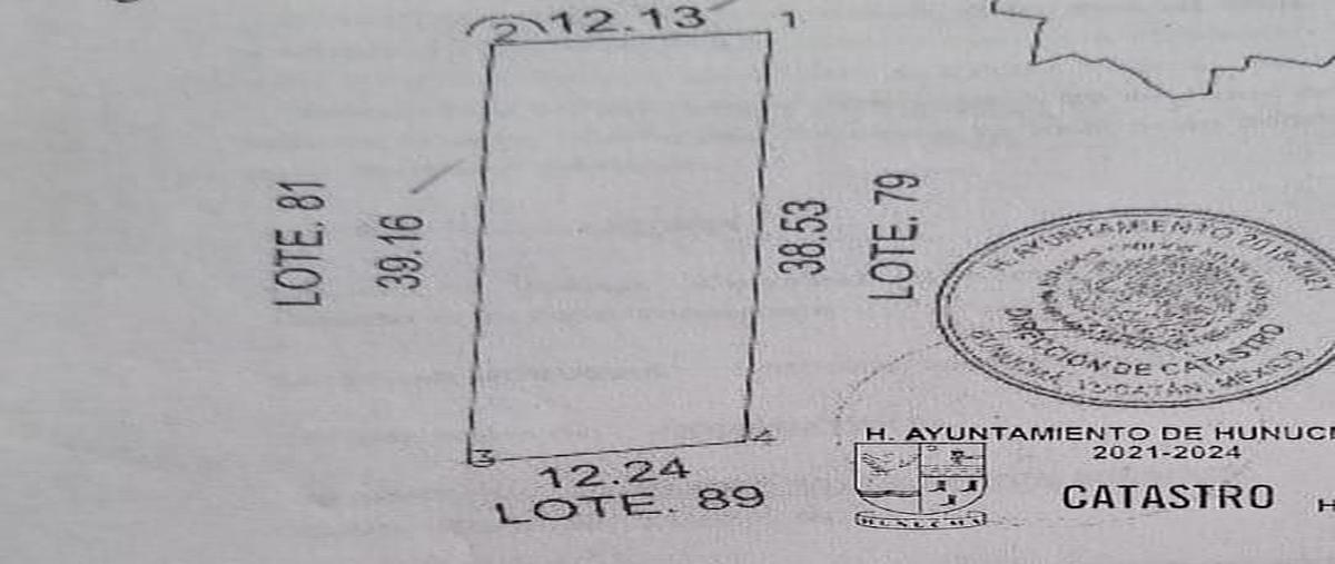 Foto de terreno habitacional en venta en 1 , centro hunucmá, hunucmá, yucatán, 0 No. 03
