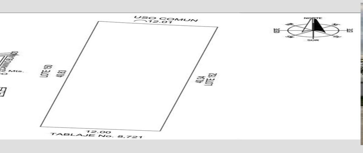 Foto de terreno habitacional en venta en 1 , conkal, conkal, yucatán, 0 No. 03