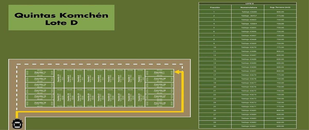 Foto de terreno habitacional en venta en 1 , komchen, mérida, yucatán, 31055177 No. 03