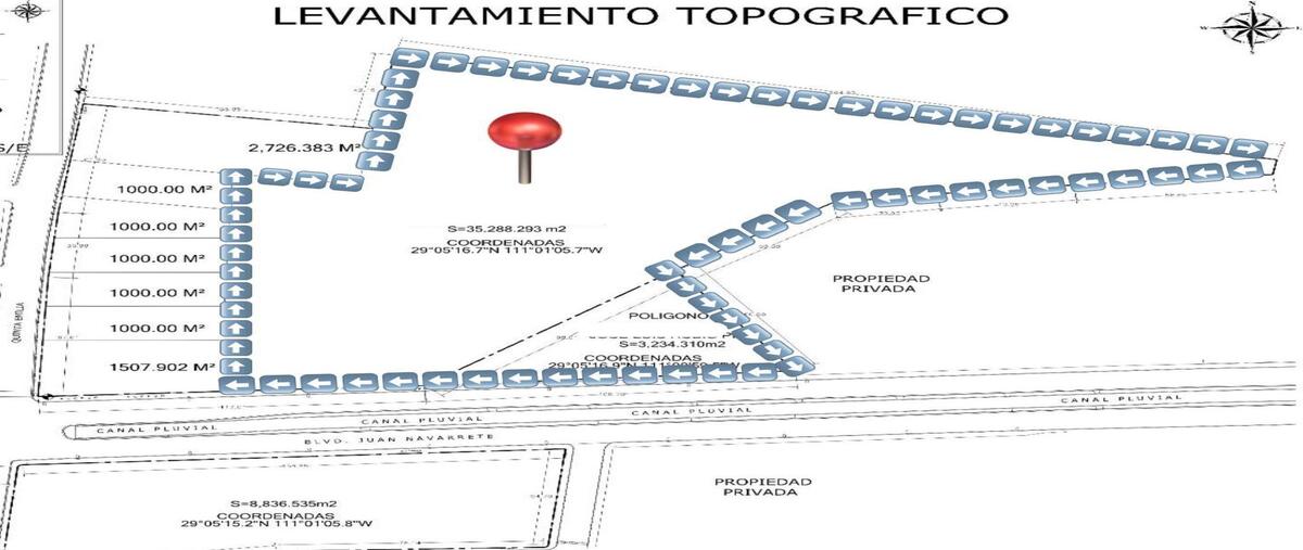 Foto de terreno habitacional en venta en 1 , la manga, hermosillo, sonora, 29987332 No. 04