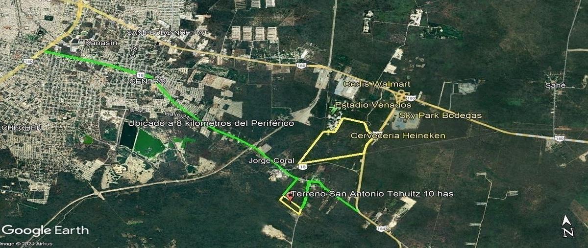 Foto de terreno habitacional en venta en 1 , san antonio tehuitz, kanasín, yucatán, 31081700 No. 04