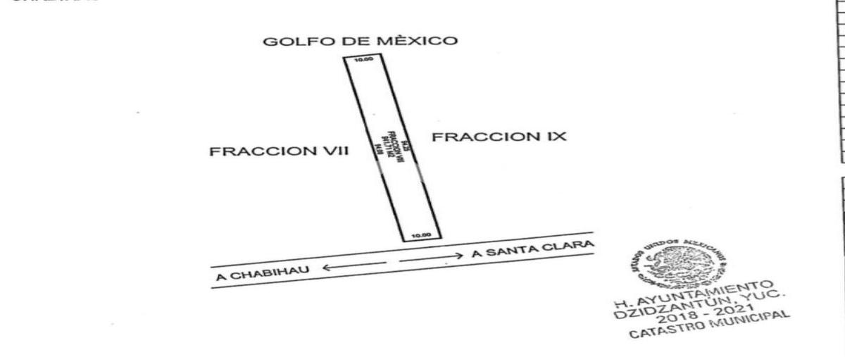 Foto de terreno habitacional en venta en 1 , santa clara, dzidzantún, yucatán, 0 No. 03