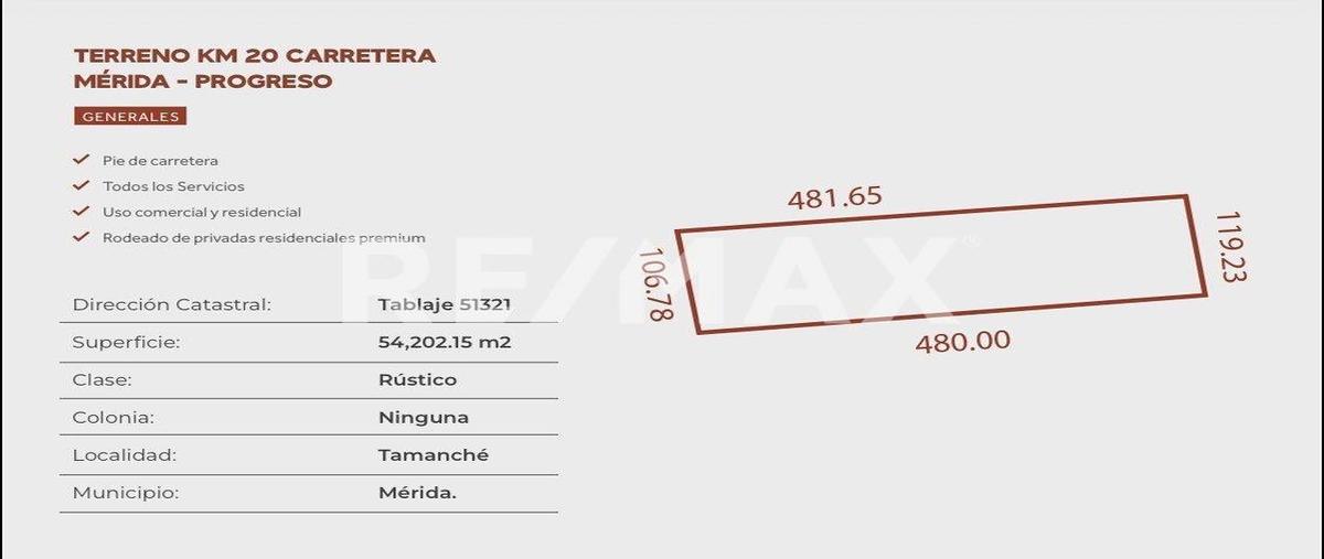 Foto de terreno habitacional en venta en 1 , tamanché, mérida, yucatán, 0 No. 03