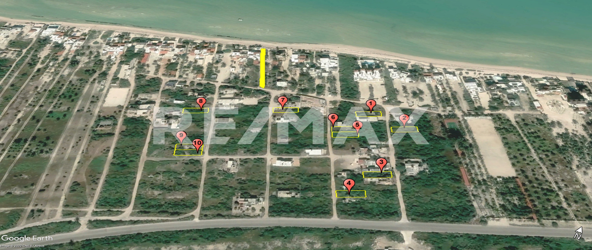 Foto de terreno habitacional en venta en 1 , telchac puerto, telchac puerto, yucatán, 0 No. 03