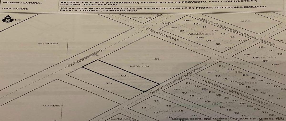 Foto de terreno habitacional en 105 , emiliano zapata, cozumel, quintana roo, 0 foto 02 Foto de terreno habitacional en venta en 105 , emiliano zapata, cozumel, quintana roo, 0 No. 02