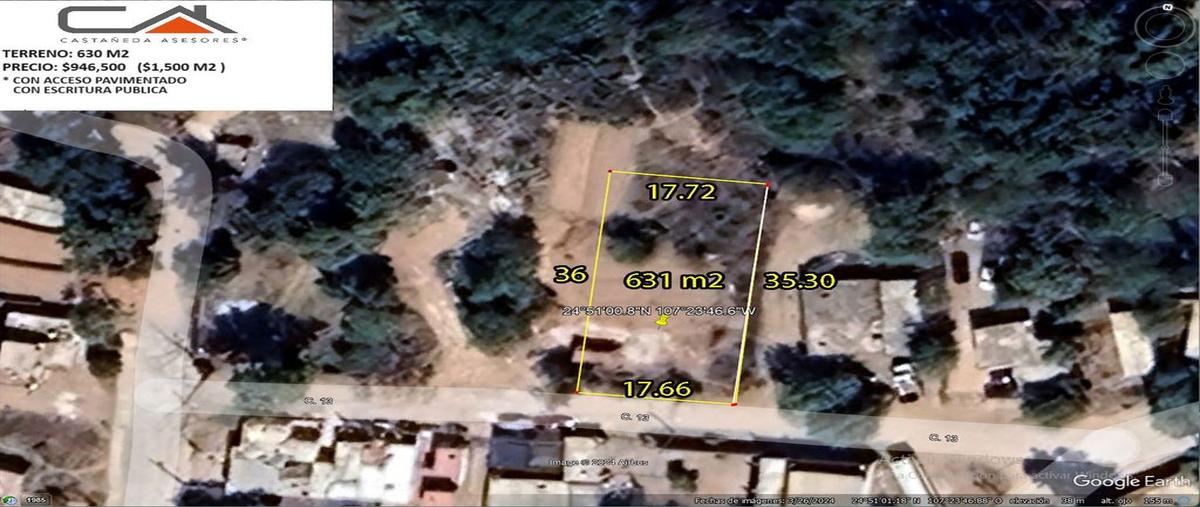 Foto de terreno comercial en 13 , vicente lombardo toledano, culiacán, sinaloa, 0 foto 01 Foto de terreno comercial en venta en 13 , vicente lombardo toledano, culiacán, sinaloa, 0 No. 01