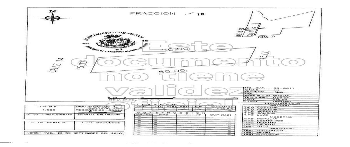 Foto de terreno habitacional en venta en 14 , cholul, mérida, yucatán, 30603374 No. 05
