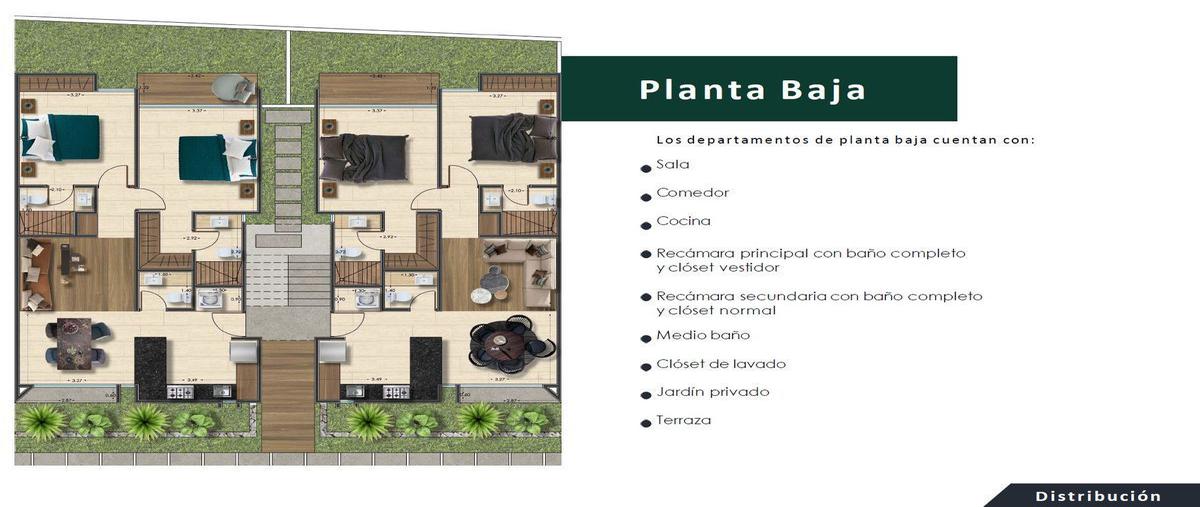 Foto de departamento en venta en 14a , santa gertrudis copo, mérida, yucatán, 20446831 No. 05