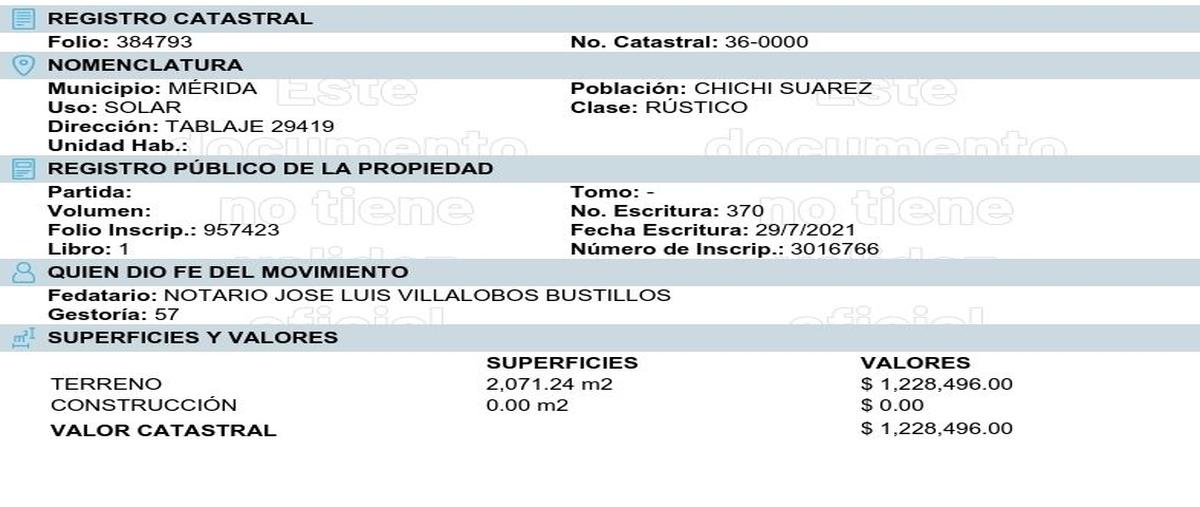 Foto de terreno habitacional en venta en 20 , chichi suárez, mérida, yucatán, 0 No. 03