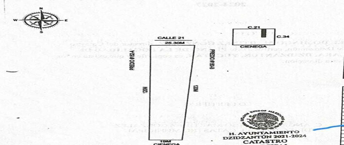 Foto de terreno habitacional en venta en 21 , santa clara, dzidzantún, yucatán, 0 No. 03