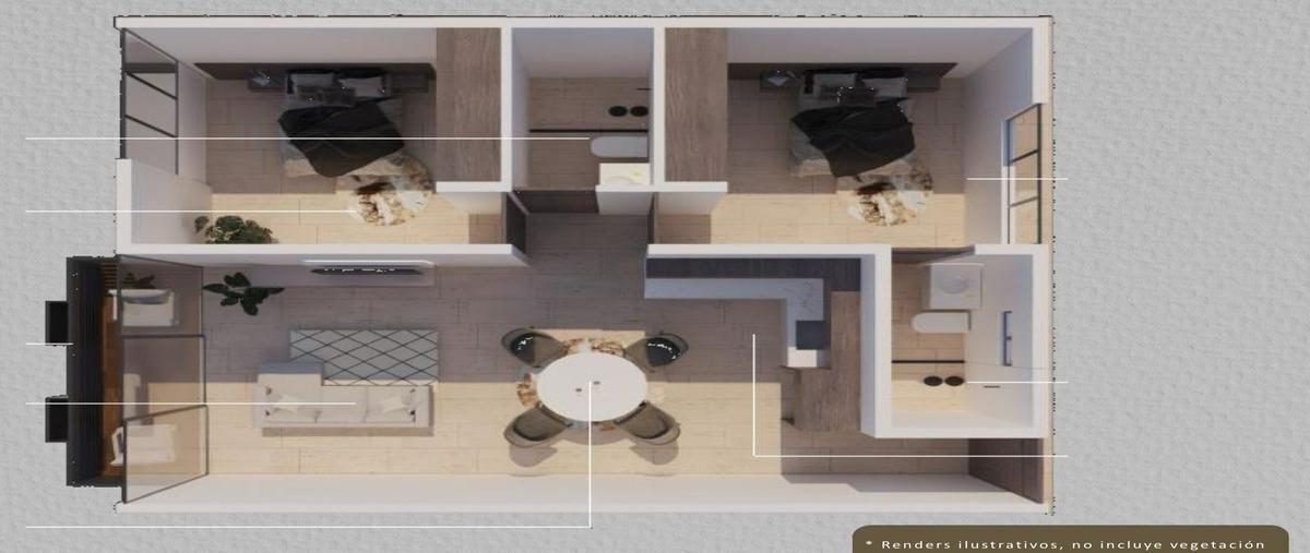 Foto de departamento en venta en 21 , temozon norte, mérida, yucatán, 0 No. 03