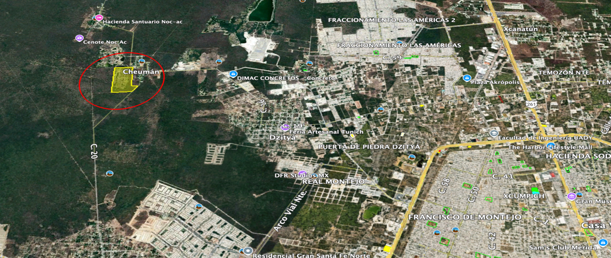 Foto de terreno habitacional en venta en 23 , dzitya, mérida, yucatán, 30603453 No. 05