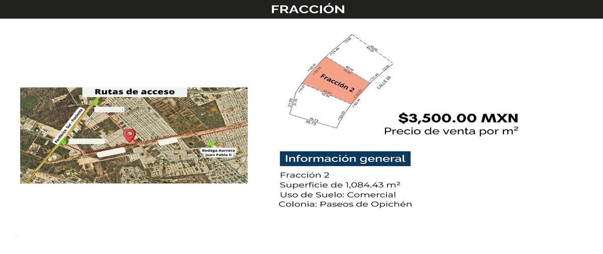 Foto de terreno comercial en venta en 28 , paseos de opichen, mérida, yucatán, 30170331 No. 05