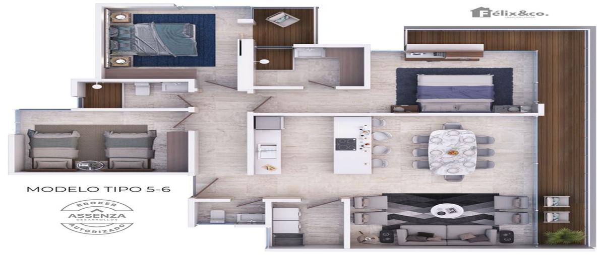 Foto de departamento en venta en 2da de guanajuato 1785, rincón las palmas, culiacán, sinaloa, 27534835 No. 05