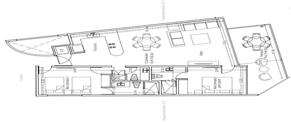 Foto de departamento en venta en 38 , gonzalo guerrero, solidaridad, quintana roo, 14384947 No. 05