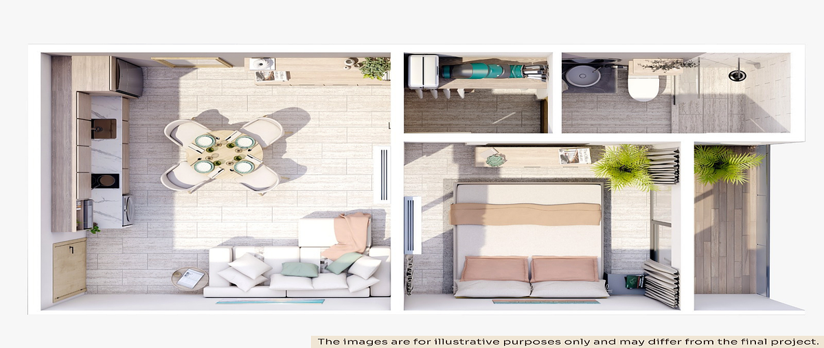 Foto de departamento en venta en 44 norte , zazil ha, solidaridad, quintana roo, 0 No. 05