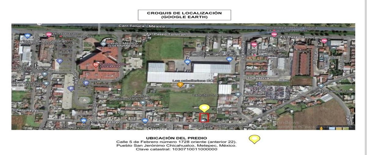 Foto de terreno habitacional en venta en 5 de febrero 1728, san jerónimo chicahualco, metepec, méxico, 0 No. 05