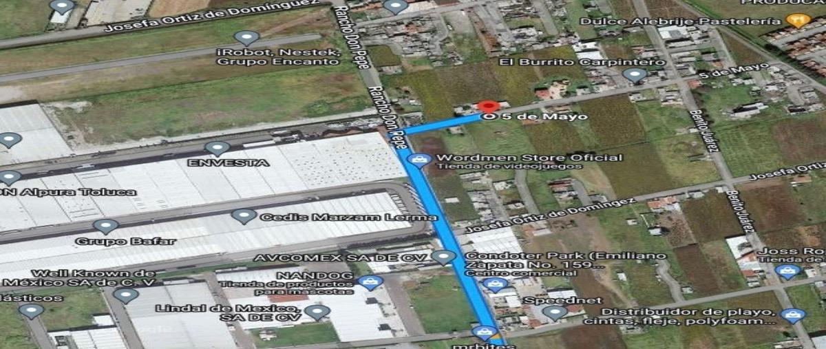 Foto de terreno habitacional en venta en 5 de mayo , emiliano zapata, san mateo atenco, méxico, 0 No. 03