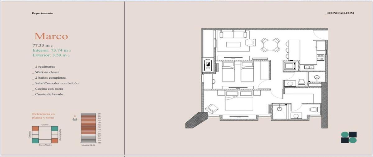 Foto de departamento en venta en  , 5 de mayo, monterrey, nuevo león, 29383946 No. 03
