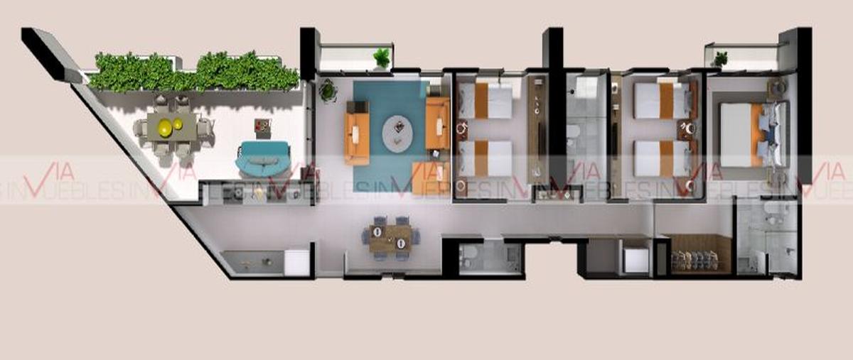 Foto de departamento en venta en  , 5 de mayo, monterrey, nuevo león, 0 No. 04