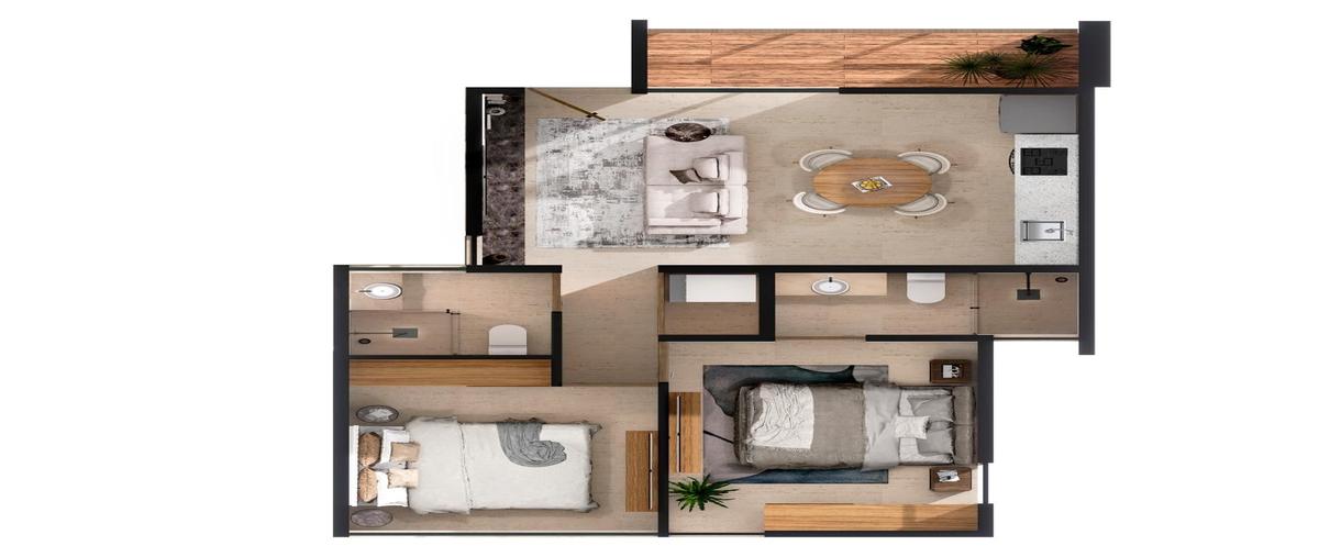 Foto de departamento en venta en 55 132, dzitya, mérida, yucatán, 30202769 No. 03