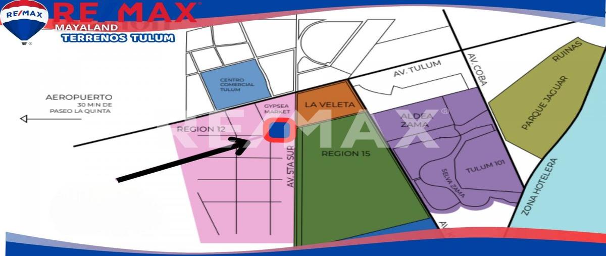 Foto de terreno comercial en venta en 5ta avenida "309m2" , tulum centro, tulum, quintana roo, 28172605 No. 04