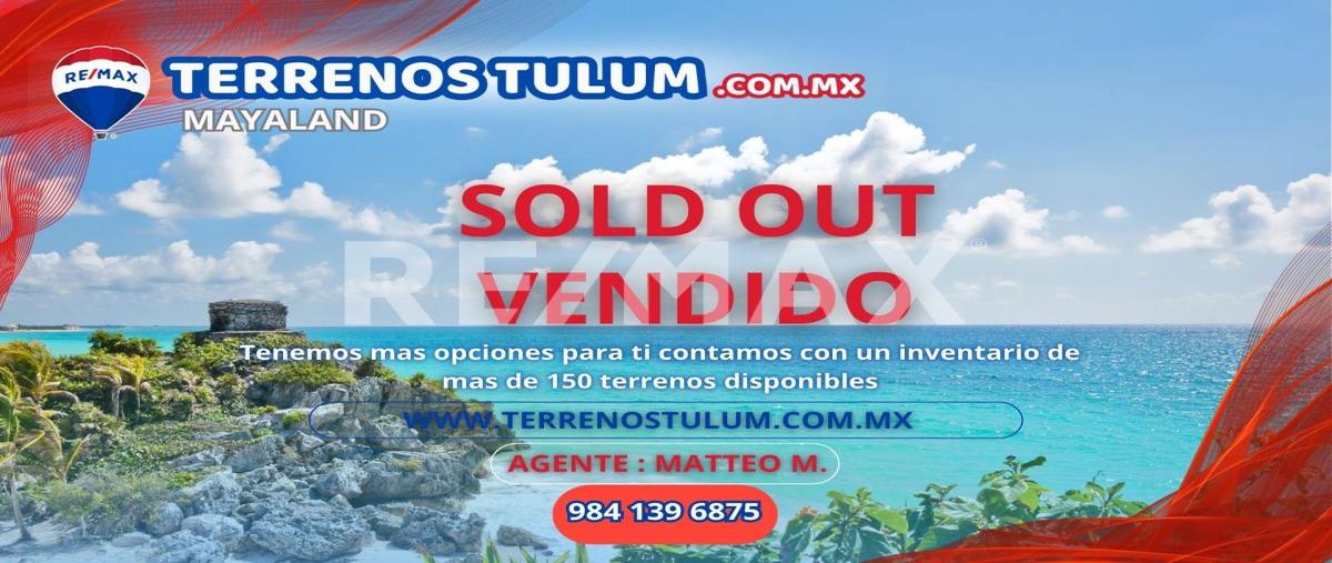 Foto de terreno comercial en 5ta avenida lt 01 , tulum centro, tulum, quintana roo, 28173294 foto 01 Foto de terreno comercial en venta en 5ta avenida lt 01 , tulum centro, tulum, quintana roo, 28173294 No. 01