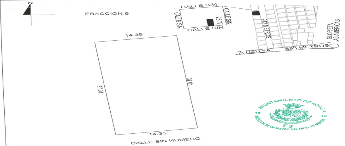 Foto de terreno habitacional en venta en 63 calle , dzitya, mérida, yucatán, 28218138 No. 03