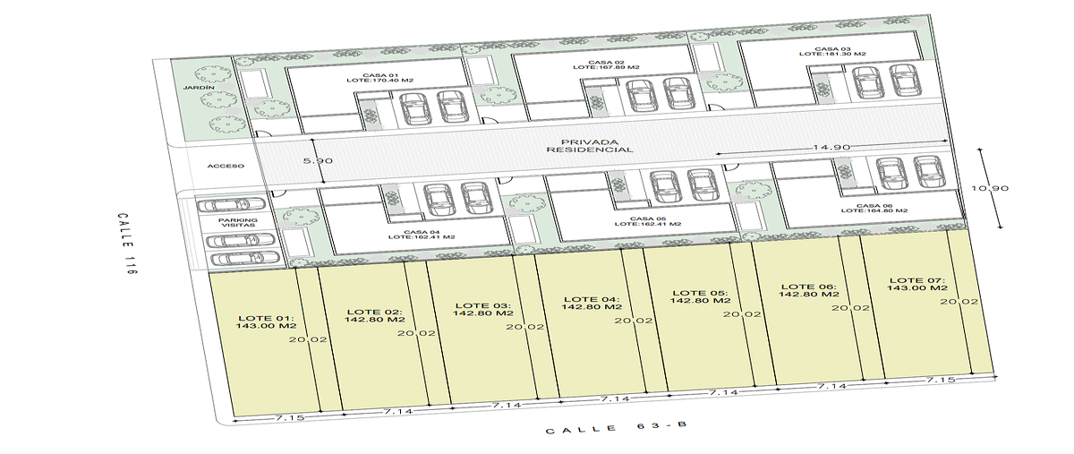 Foto de terreno habitacional en venta en 63b , dzitya, mérida, yucatán, 30988693 No. 05