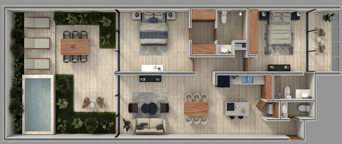 Foto de departamento en venta en 79 , temozon norte, mérida, yucatán, 28520721 No. 03