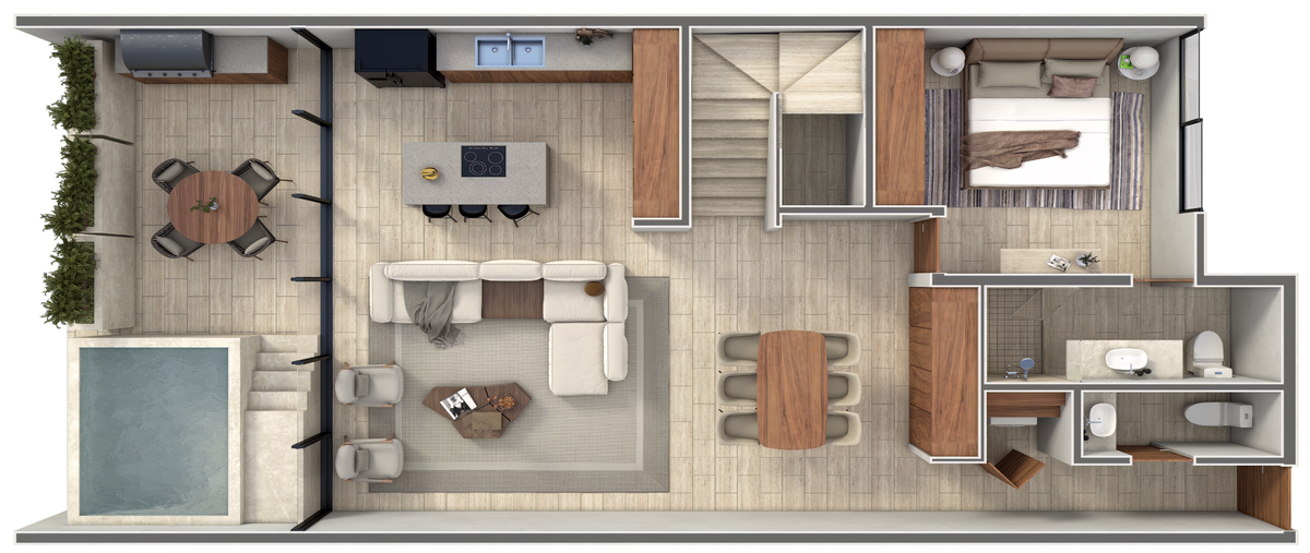Foto de departamento en venta en 79 , temozon norte, mérida, yucatán, 28520722 No. 03