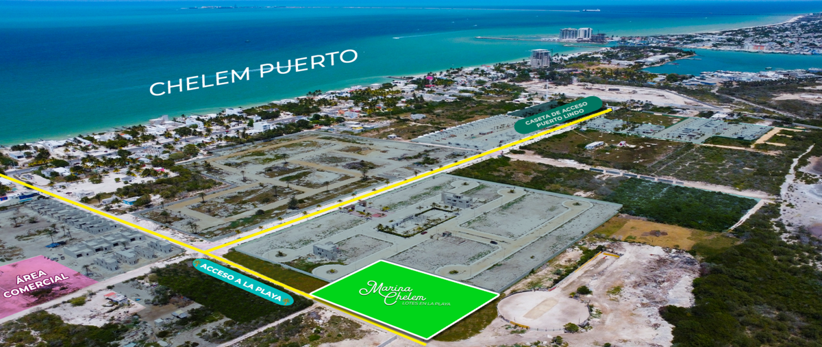 Foto de terreno habitacional en 82 , chelem, progreso, yucatán, 0 foto 02 Foto de terreno habitacional en venta en 82 , chelem, progreso, yucatán, 0 No. 02