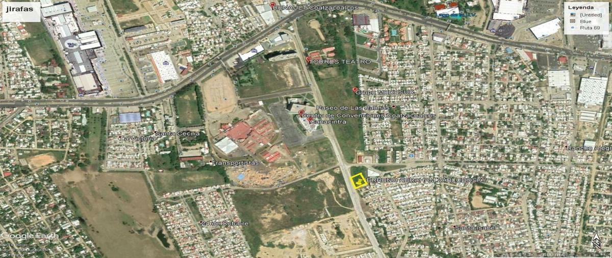 Foto de terreno habitacional en renta en abraham zabludovski lote 8 , santa isabel, coatzacoalcos, veracruz de ignacio de la llave, 25053948 No. 01