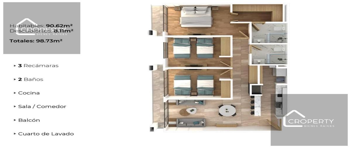 Foto de departamento en venta en  , acacias, benito juárez, df / cdmx, 29880643 No. 05