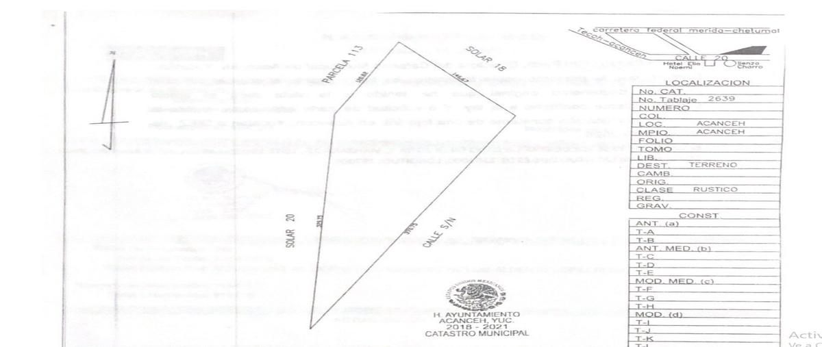 Foto de terreno habitacional en venta en acanceh , acanceh, acanceh, yucatán, 0 No. 03