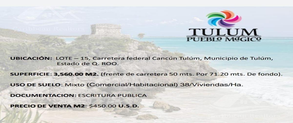 Foto de terreno habitacional en venta en  , aldea tulum, tulum, quintana roo, 21381807 No. 03