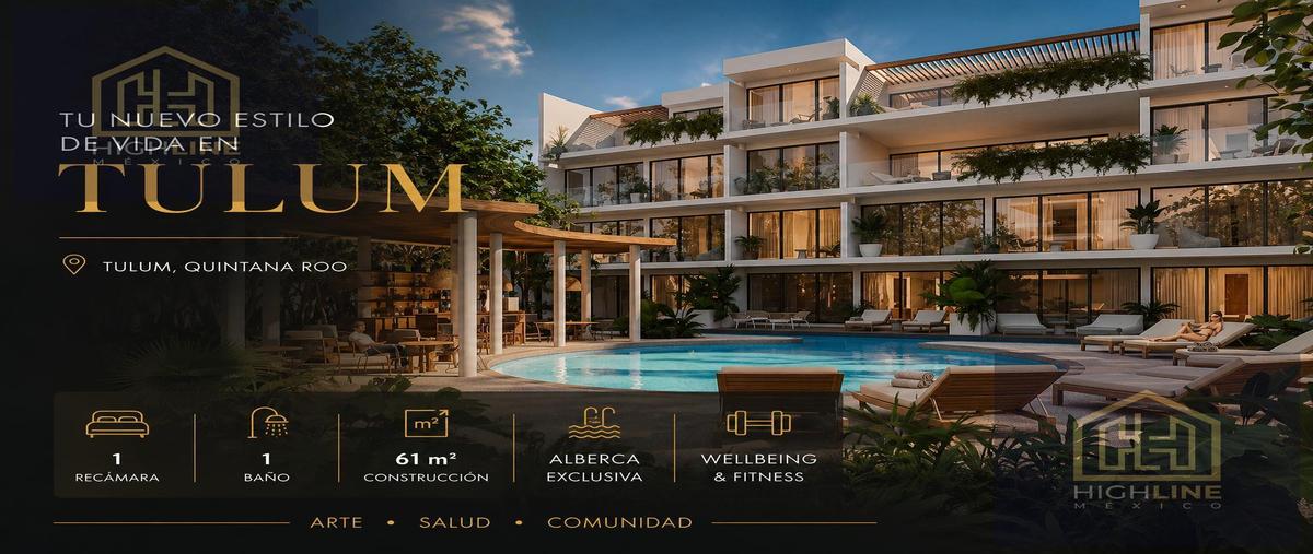 Foto de departamento en , aldea tulum, tulum, quintana roo, 29835588 foto 01 Foto de departamento en venta en , aldea tulum, tulum, quintana roo, 29835588 No. 01