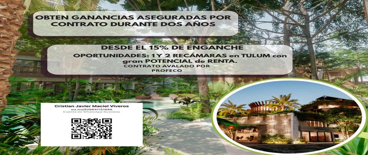 Foto de departamento en , aldea tulum, tulum, quintana roo, 30574468 foto 01 Foto de departamento en venta en , aldea tulum, tulum, quintana roo, 30574468 No. 01