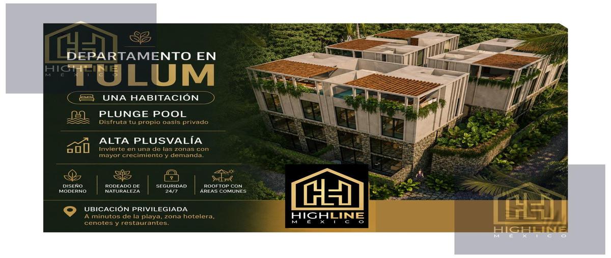 Foto de departamento en , aldea tulum, tulum, quintana roo, 31309744 foto 01 Foto de departamento en venta en , aldea tulum, tulum, quintana roo, 31309744 No. 01