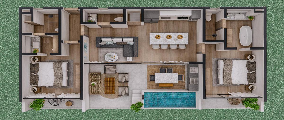 Foto de departamento en , aldea zama, tulum, quintana roo, 0 foto 03 Foto de departamento en venta en , aldea zama, tulum, quintana roo, 0 No. 03