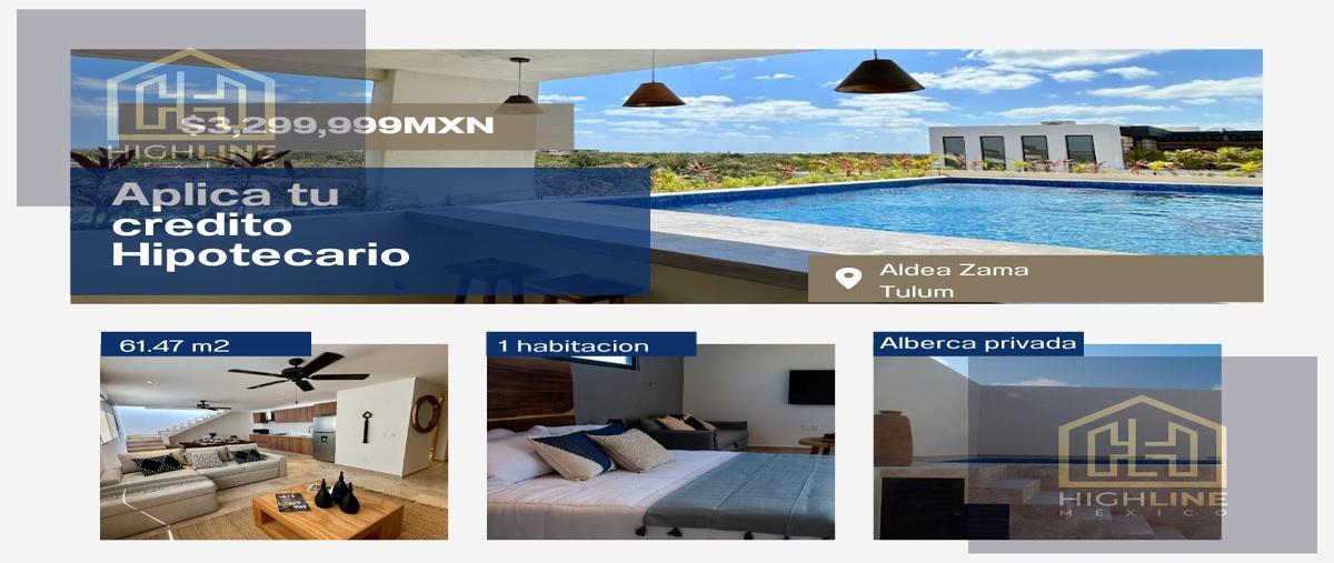 Foto de departamento en , aldea zama, tulum, quintana roo, 30986167 foto 01 Foto de departamento en venta en , aldea zama, tulum, quintana roo, 30986167 No. 01