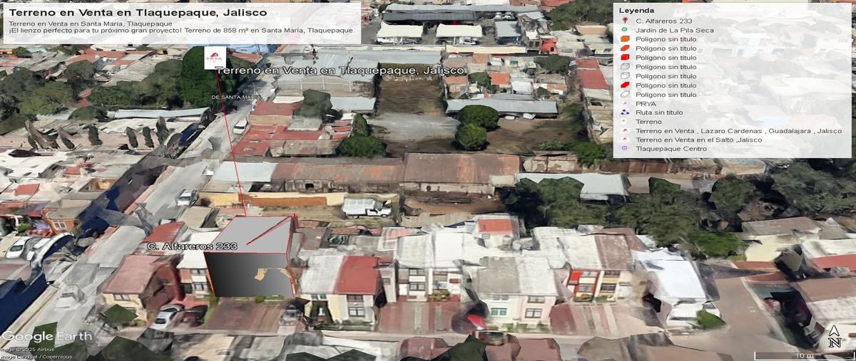 Foto de terreno habitacional en venta en alfareros , antigua santa maría, san pedro tlaquepaque, jalisco, 30514639 No. 04