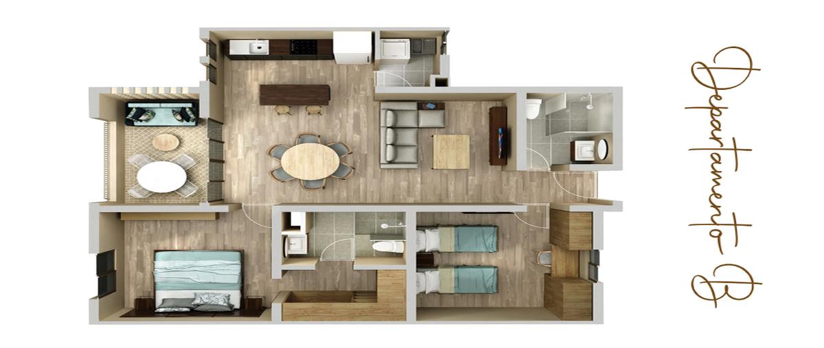 Foto de departamento en venta en  , alfredo v bonfil, benito juárez, quintana roo, 26880651 No. 04
