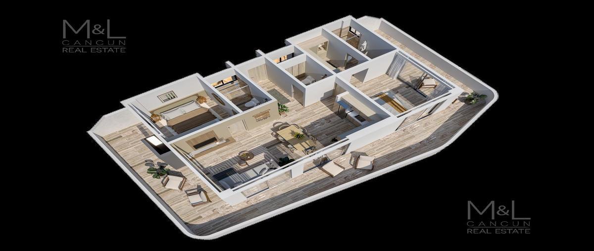 Foto de departamento en venta en  , alfredo v bonfil, benito juárez, quintana roo, 0 No. 03