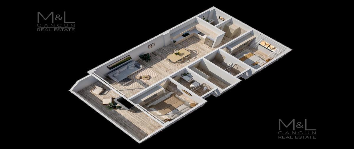 Foto de departamento en venta en  , alfredo v bonfil, benito juárez, quintana roo, 0 No. 03