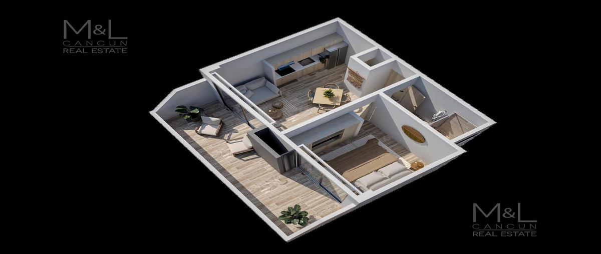 Foto de departamento en venta en  , alfredo v bonfil, benito juárez, quintana roo, 0 No. 03