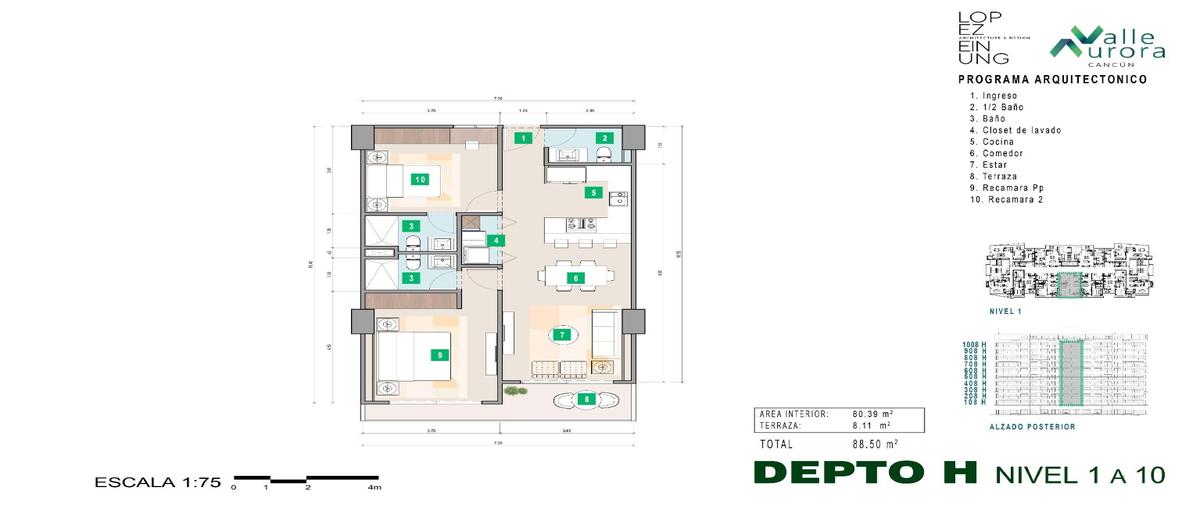 Foto de departamento en venta en  , alfredo v bonfil, benito juárez, quintana roo, 29979644 No. 04