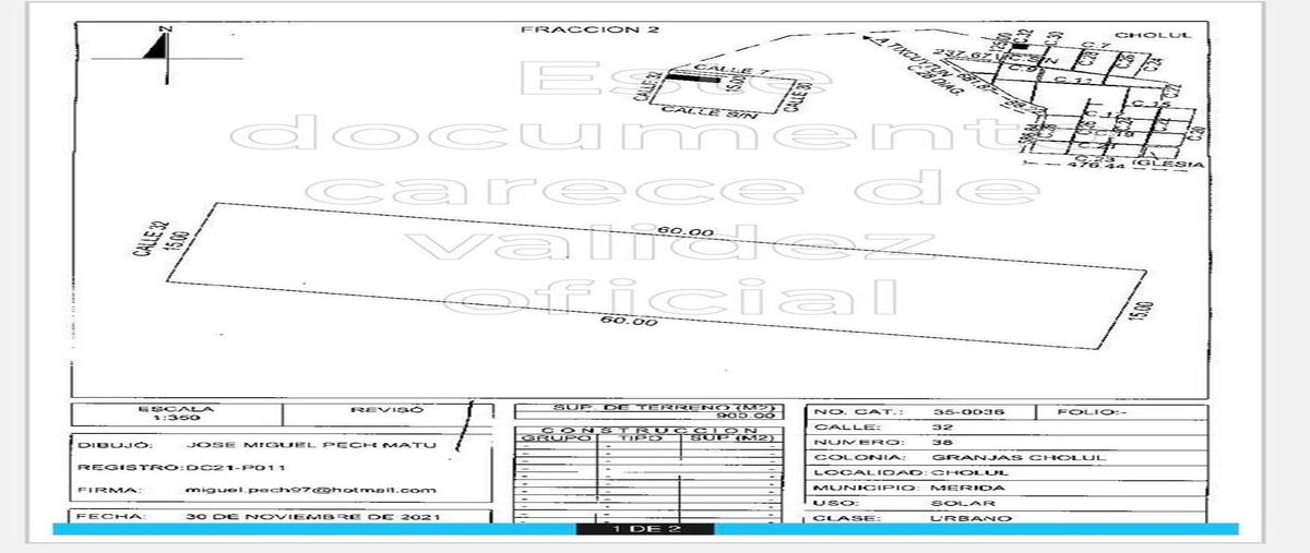 Foto de terreno comercial en venta en almendros , gran san pedro cholul, mérida, yucatán, 0 No. 05