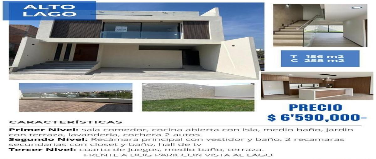 Foto de casa en , alto lago residencial, san luis potosí, san luis potosí, 29078523 foto 01 Foto de casa en venta en , alto lago residencial, san luis potosí, san luis potosí, 29078523 No. 01